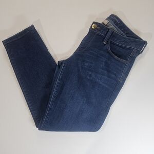 Banana Republic Jeans Womens Size 25 Petite Medium Wash Low Rise Skinny‎ Denim